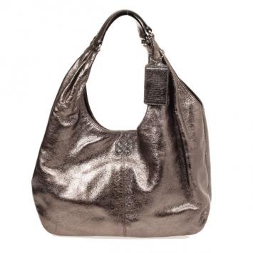 Coach Carly Metallic Hobo Handbag