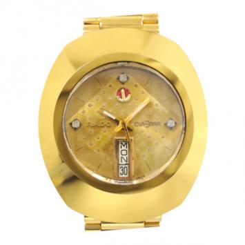 Pre Owned Rado DiaStar SS Gold Plated Diamond Mens Wristwatch