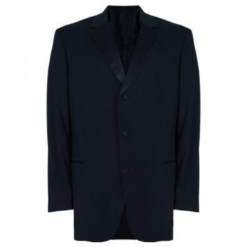 Pre Owned Boss by Hugo Boss Smoking Black Men's Blazer XXL