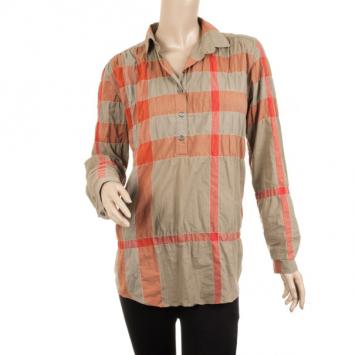 Burberry Brit Plaid Blouse XS