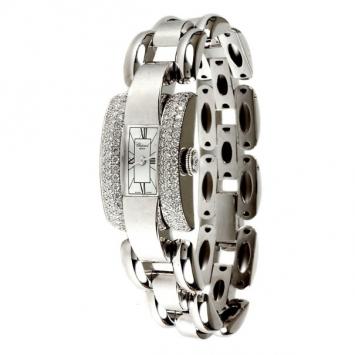 Chopard La Strada 18 K White Gold Diamond Ladies Watch 30 MM