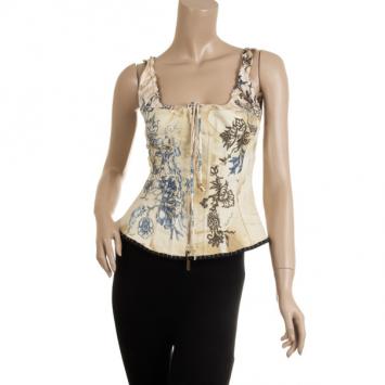 Roberto Cavalli Printed Corset