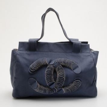 Chanel Denim Disc Tote 
