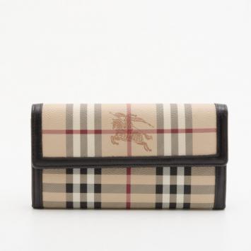 Burberry Haymarket Check Continental Wallet 
