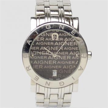 Aigner Grey Stainless Steel Womens Wristwatch 40 MM
