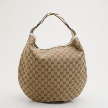 Gucci Monogram Horsebit Hobo