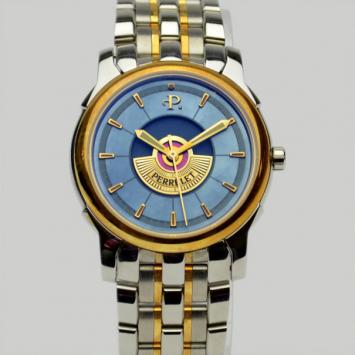 Pre Owned Perrelet Tempest 18 K Gold & Stainless Steel Limited Edition Mens Wristwatch 