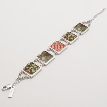 KENZO Silver & Enamel Bracelet
