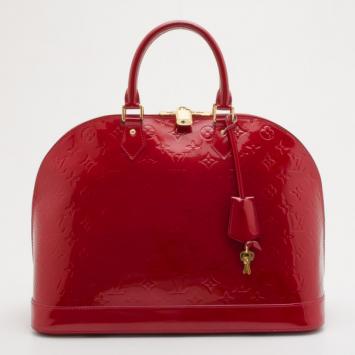 Louis Vuitton Pomme D'Amour Monogram Vernis Alma MM
