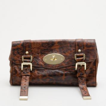 Mulberry Leopard Alexa Clutch