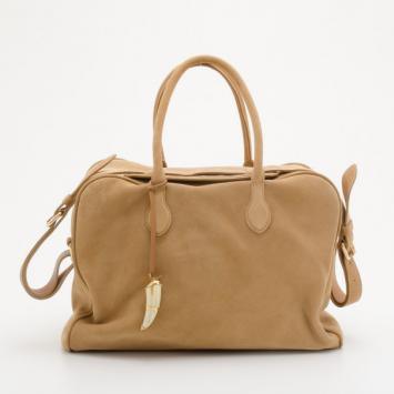 Pierre Balmain "Pierre" Suede Leather Satchel