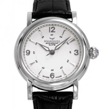 Pre Owned Aquaswiss Swiss Movement SS Mens Wristwatch 42 MM