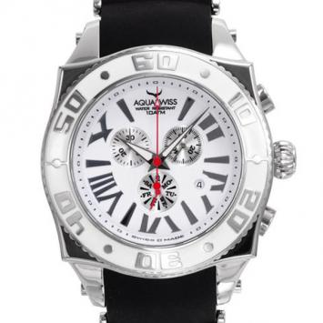 Pre Owned AquaSwiss Chronograph Swiss Movement Mens Wristwatch 63 MM