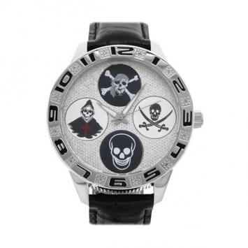 Pre Owned Techno Com Diamond SS Mens Wristwatch