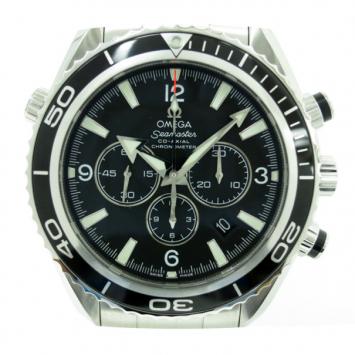 Pre Owned Omega Seamaster Planet Ocean Chronograph Mens Wristwatch