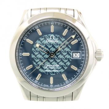 Pre Owned Omega Seamaster Jacques Mayol L Edition SS Mens Wristwatch
