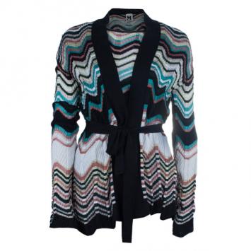 M Missoni Multicolor Knit Top and Cardigan Set M