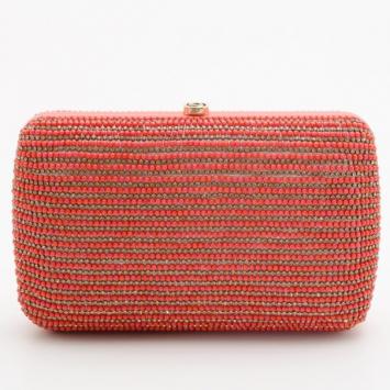Gucci Red Minaudiere Clutch