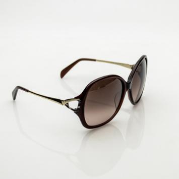 Emilio Pucci Brown EP698S Round Sunglasses
