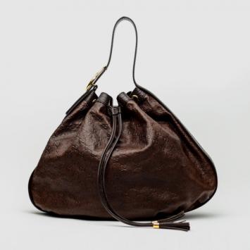 Gucci Guccissima Leather 'Interlocking Icon' Drawstring Hobo
