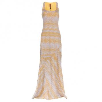 Missoni Orange Knit Maxi Dress M