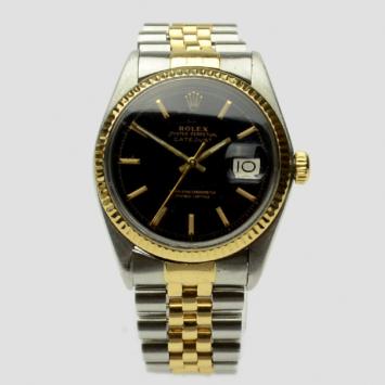 Rolex 18 K Yellow Gold & Stainless Steel Datejust Unisex Wristwatch 36 MM