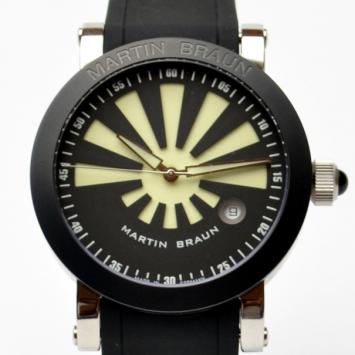 Pre Owned Martin Braun Korona Black Mens Wristwatch