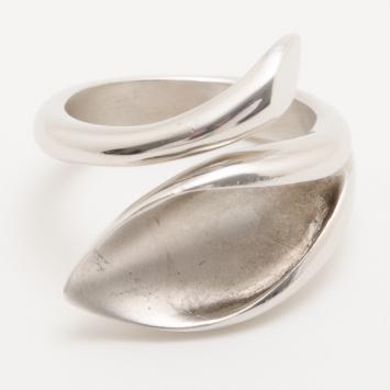 KENZO Calla Flower Silver Ring Size 52