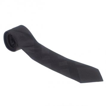 Pre Owned Burberry Black Silk Tie