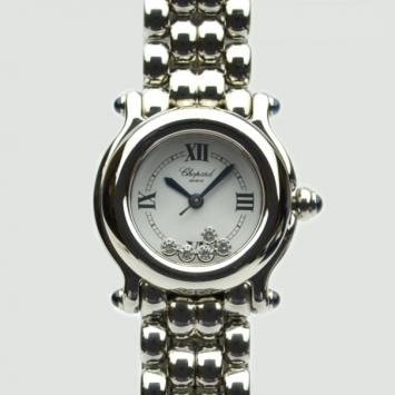 Chopard Happy Sport Stainless Steel and Diamonds Ladies Wristwatch