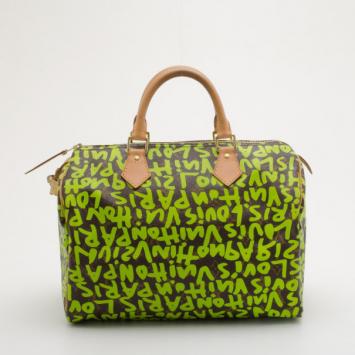 Louis Vuitton Stephen Sprouse Lime Green Graffiti Speedy 30