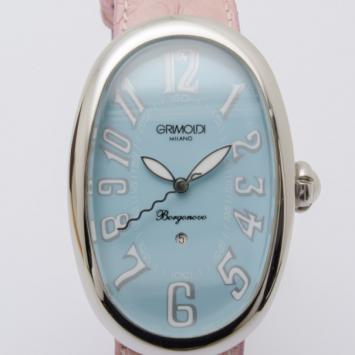 Grimoldi Milano Baby Blue and Baby Pink Borgonovo SS Automatic Ladies Watch