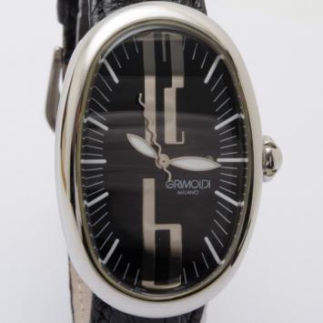 Grimoldi Milano Black Borgonovo SS Automatic Ladies Watch