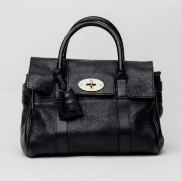 Mulberry Black Leather Bayswater Tote