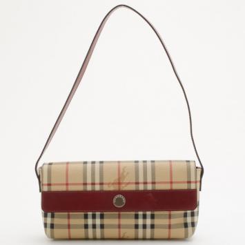 Burberry Haymarket Check Shoulder Bag