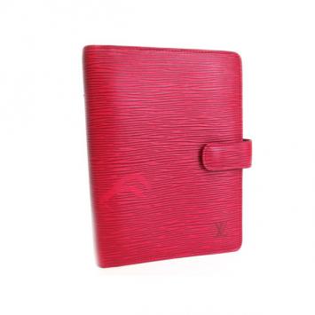 Louis Vuitton Castillian Red Epi Agenda Cover MM