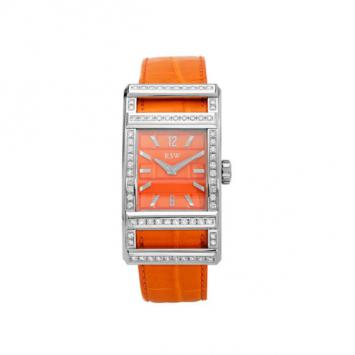 Rama Swiss Watch Swiss Movement Diamond Orange Ladies Watch 