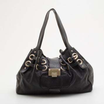 Jimmy Choo Black Ramona Shoulder Bag