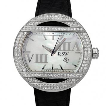 Rama Swiss Watch SS Black Ladies Wristwatch