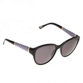 Chopard Black SCH127 Cat Eye Sunglasses
