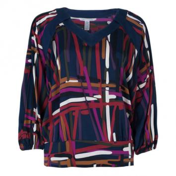 Diane Von Furstenberg Dacey Tunic Top M