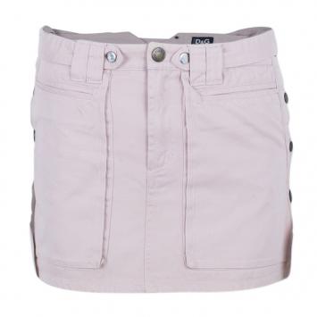 D and G Pink Denim Mini Skirt S