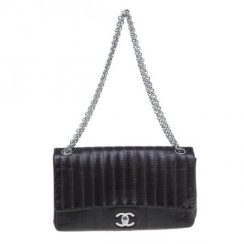 Chanel Brown Mademoiselle Ligne Flap Bag