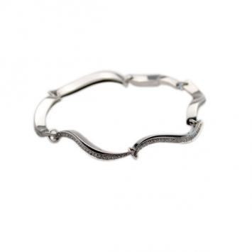 Alfieri & St. John Diamonds & White Gold Bracelet
