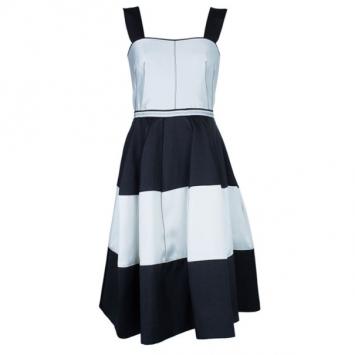 Roksanda Ilincic Monochrome Paneled Dress M