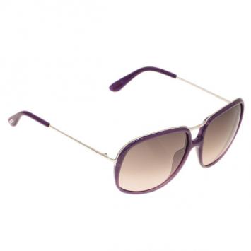 Tom Ford Purple Cori Square Sunglasses