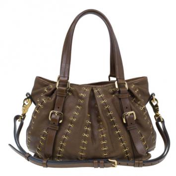 Burberry Brown Leather Satchel