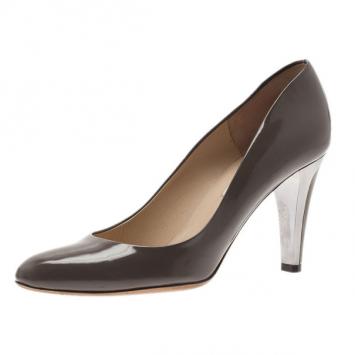 Jimmy Choo Brown Patent Pumps Size 39