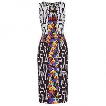 Peter Pilotto Kia Printed Knee-Length Dress L