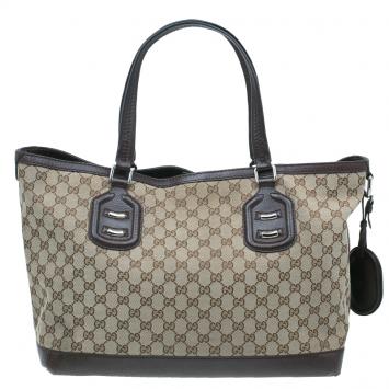 Gucci Guccissima Canvas Techno Tag Large Tote Bag